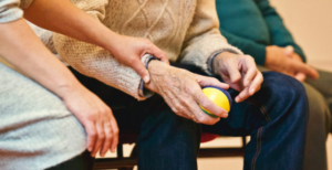 Pflegende Unterstützung für Senioren