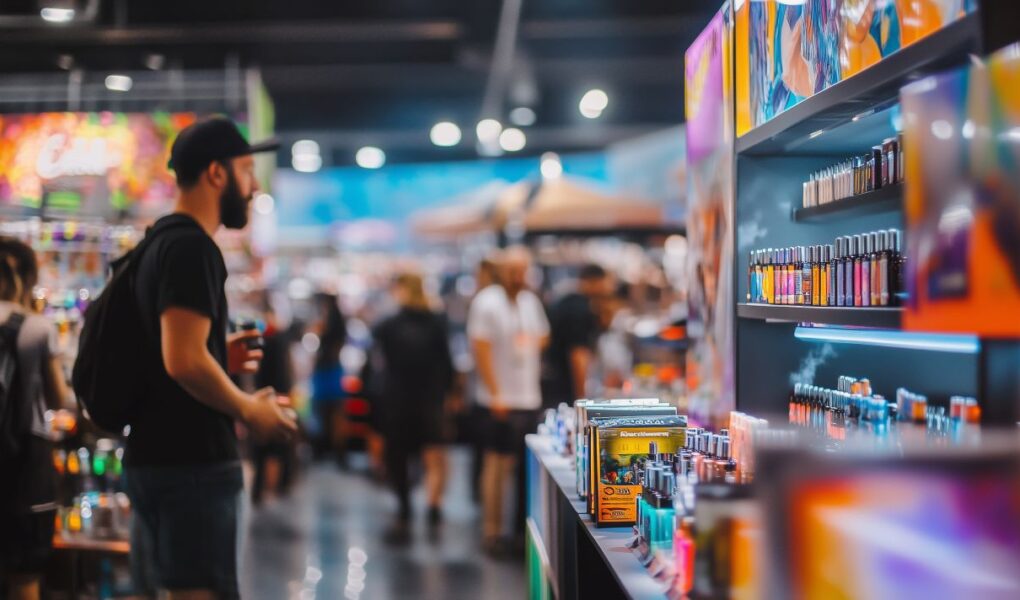 Dampfershop zeigt breite Auswahl an Liquids, Verdampfern und Zubehör auf grosser Dampfermesse