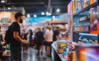 Dampfershop zeigt breite Auswahl an Liquids, Verdampfern und Zubehör auf grosser Dampfermesse