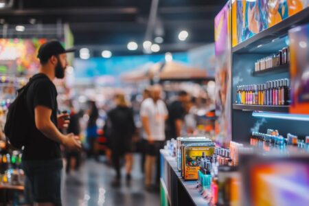 Dampfershop zeigt breite Auswahl an Liquids, Verdampfern und Zubehör auf grosser Dampfermesse