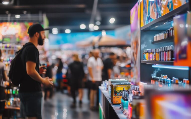Dampfershop zeigt breite Auswahl an Liquids, Verdampfern und Zubehör auf grosser Dampfermesse